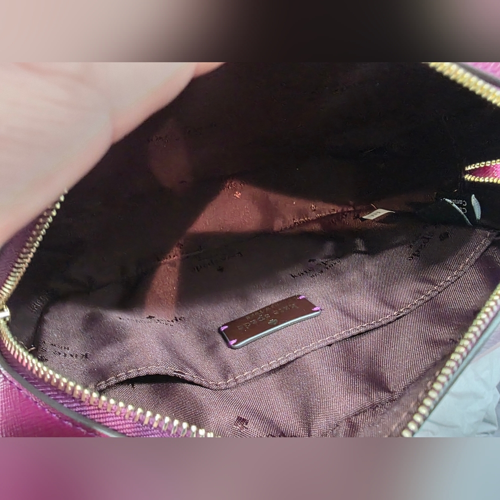 Kate Spade Camera Bag Crossbody - Magenta - New!!! - Picture 10 of 12
